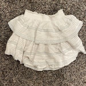 Arie ruffle skirt